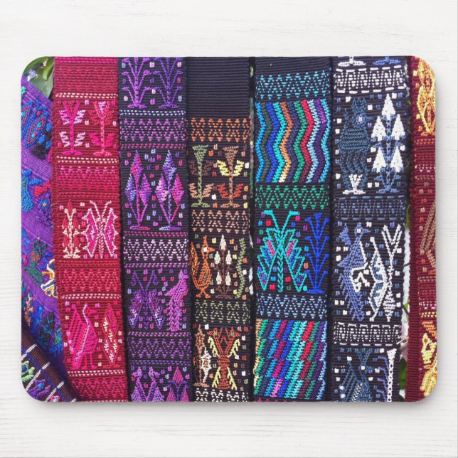 Tapis De Souris Dessins textiles guatémaltèques (Devant)
