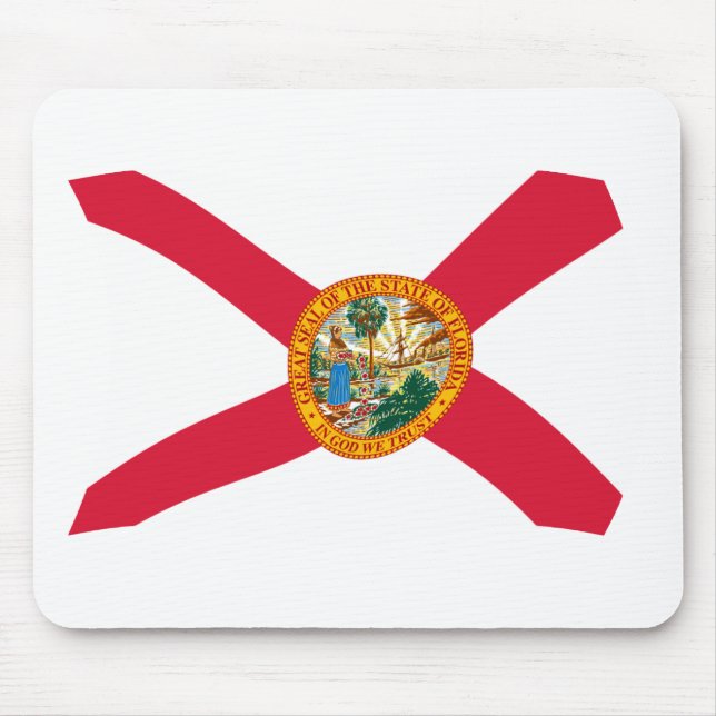 Tapis De Souris Dessous de souris Drapeau de Floride (Devant)