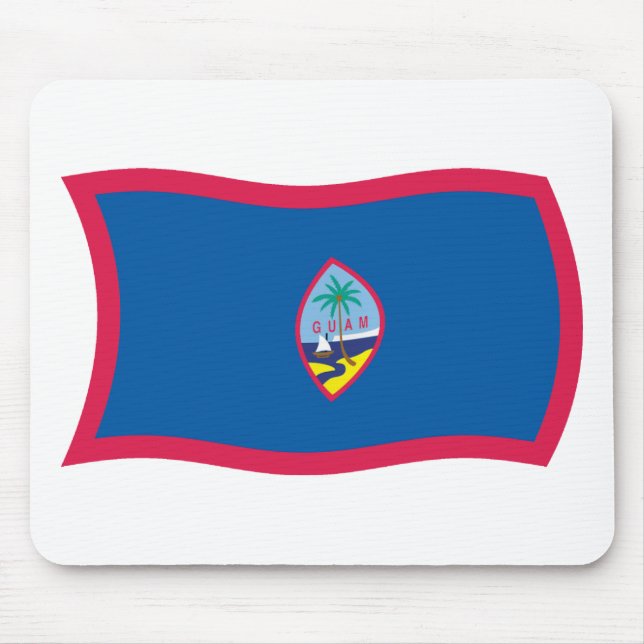 Tapis De Souris Dessous de souris Drapeau de Guam (Devant)
