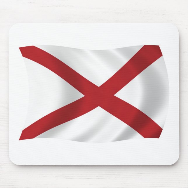 Tapis De Souris Dessous de souris drapeau de l'Alabama (Devant)