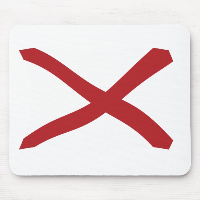 Tapis De Souris Dessous de souris drapeau de l'Alabama (Devant)