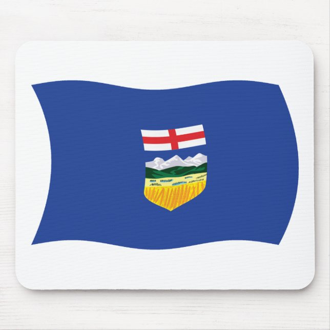 Tapis De Souris Dessous de souris Drapeau de l'Alberta (Devant)