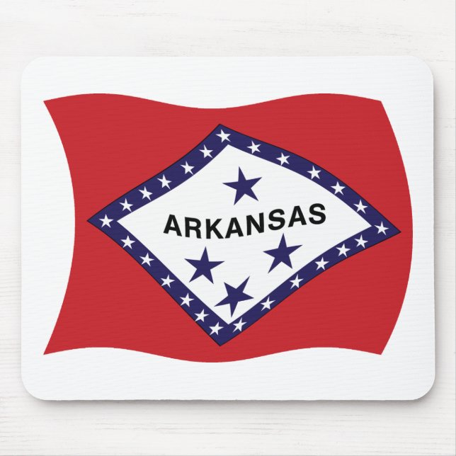 Tapis De Souris Dessous de souris Drapeau de l'Arkansas (Devant)