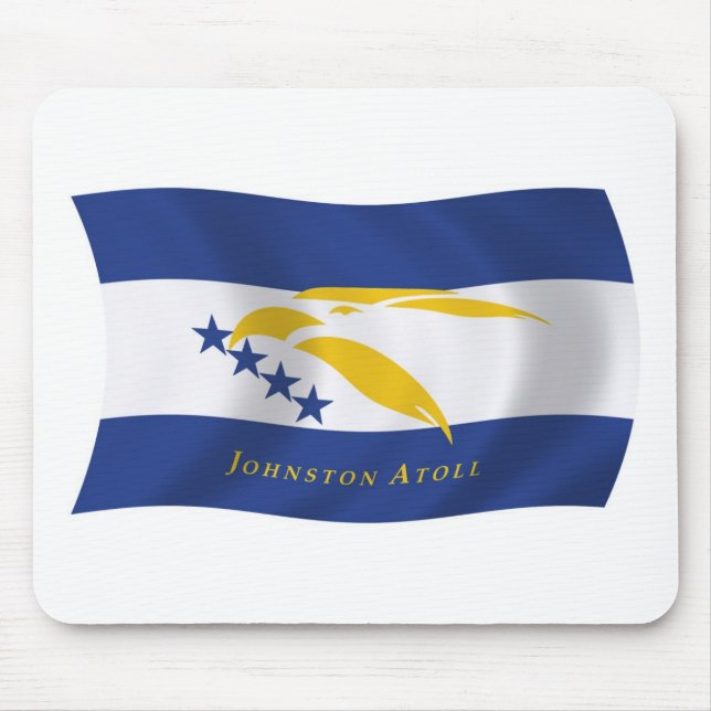 Tapis De Souris Dessous de souris Drapeau de l'atoll Johnston (Devant)