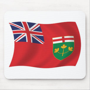 Tapis De Souris Dessous de souris Drapeau de l'Ontario