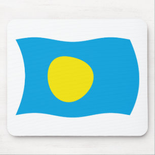 Tapis De Souris Dessous de souris Drapeau des Palaos