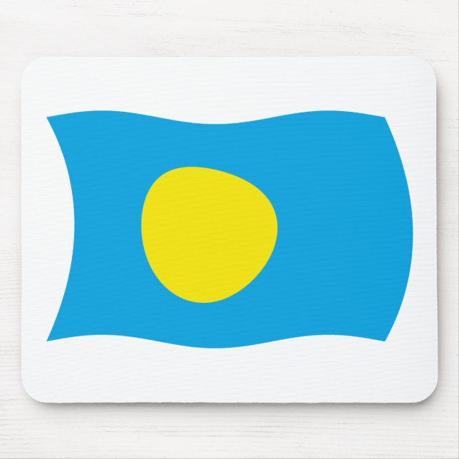 Tapis De Souris Dessous de souris Drapeau des Palaos (Devant)