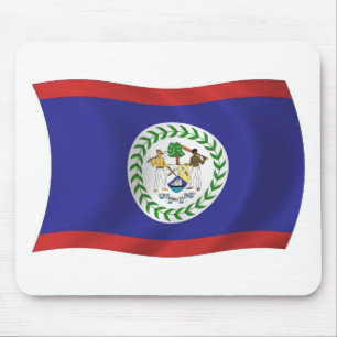 Tapis De Souris Dessous de souris Drapeau du Belize