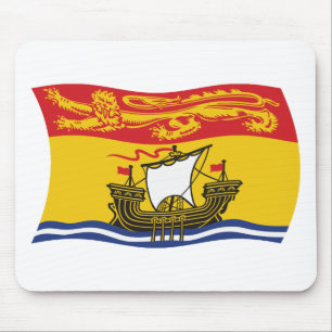 Tapis De Souris Dessous de souris Drapeau du Nouveau-Brunswick
