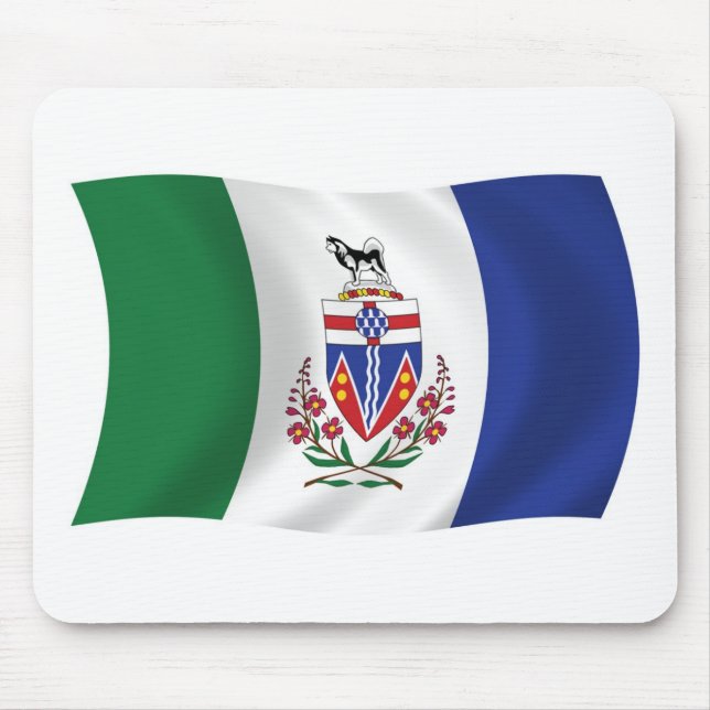 Tapis De Souris Dessous de souris Drapeau du Yukon (Devant)
