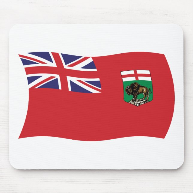 Tapis De Souris Dessous de souris du drapeau du Manitoba (Devant)