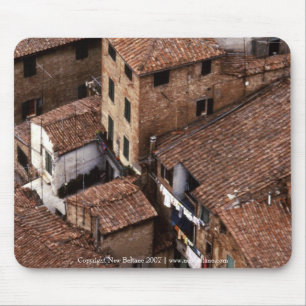 Tapis De Souris Dessus de toit de Sienne Mousepad