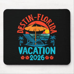 Tapis De Souris Destin Floride 2026 Vacances en famille Plage Été