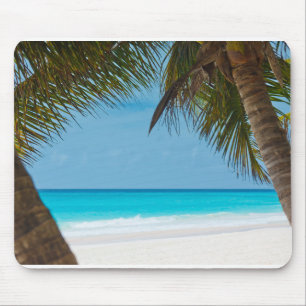Tapis De Souris Destin tropical de surf de sable de plage de l'eau