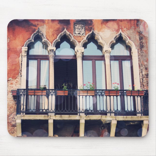Tapis De Souris Destinations | Bâtiment rustique de Venise (Devant)