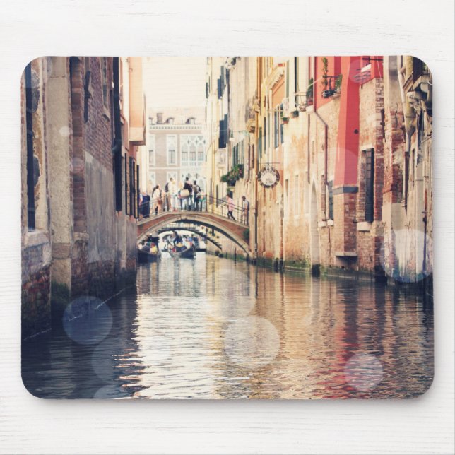 Tapis De Souris Destinations | Venice Gondolas Photographie (Devant)