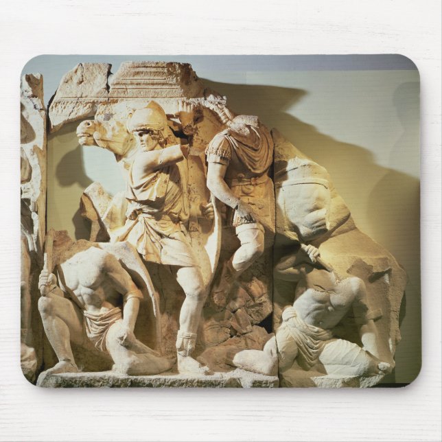 Tapis De Souris Détail de frise d'une scène de bataille (Devant)