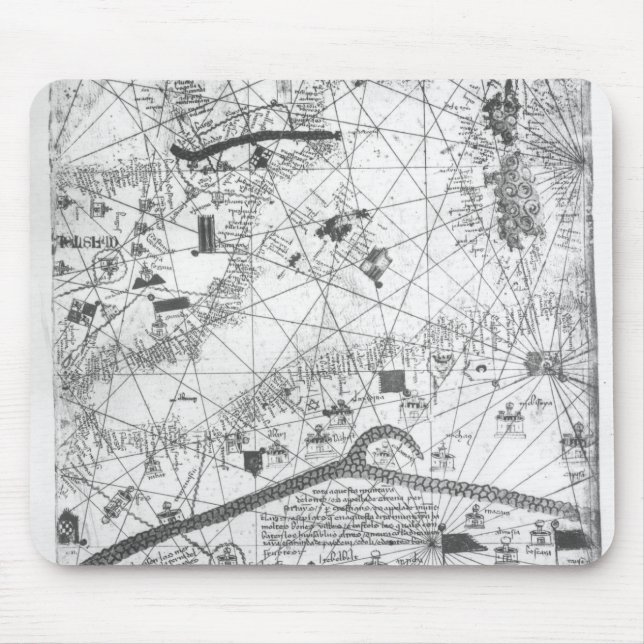 Tapis De Souris Détail de l'atlas catalan, 1375 (Devant)