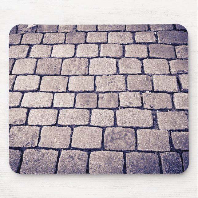 Tapis De Souris Détail de rue pavée, Horizontal (Devant)