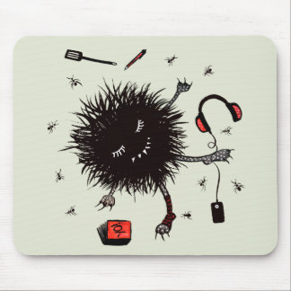 Tapis De Souris Détendez-vous Lazy Monster Cute Funny