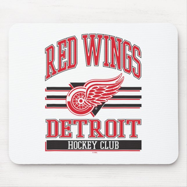 Tapis De Souris Detroit Red Wings Hockey Club Gray Officially Lice (Devant)
