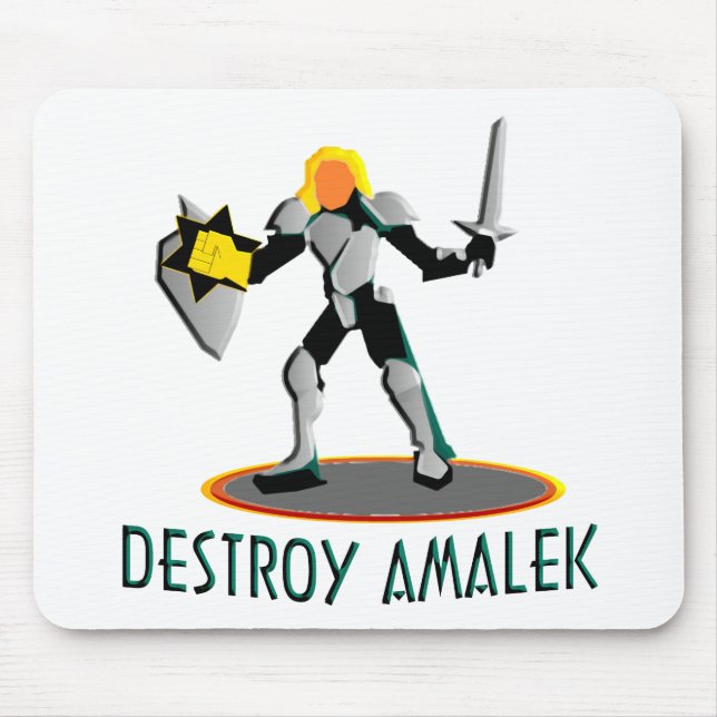 Tapis De Souris Détruisez Amalek (Devant)