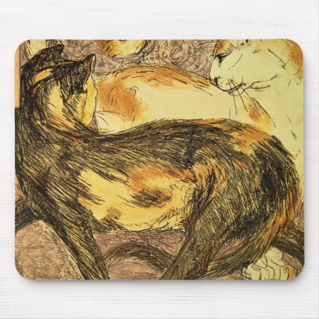 Tapis De Souris Deux chats (Devant)