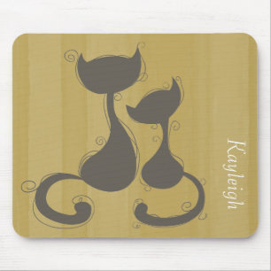 Tapis De Souris Deux chats