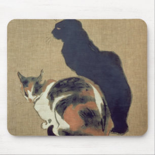 Tapis De Souris Deux chats, 1894