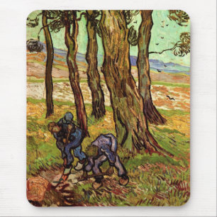 Tapis De Souris Deux Diggers parmi les arbres
