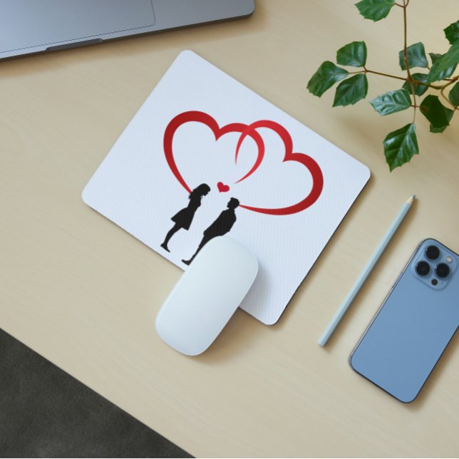 Tapis de souris Deux en amour (Créateur téléchargé)
