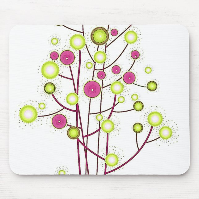 Tapis De Souris deux fois l'arbre vert (Devant)