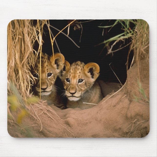 Tapis De Souris Deux Lions Cubs (Devant)