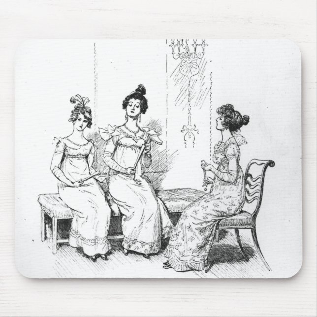 Tapis De Souris Deux ou trois jeunes dames offensées (Devant)