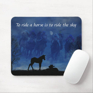 Tapis De Souris Deux Pieds De Hippocampe Thoroughbred Pad Souris
