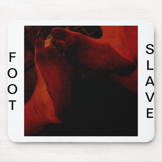 TAPIS DE SOURIS DEUX PIEDS SABLES (Devant)