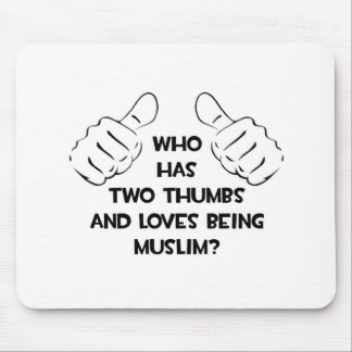 Tapis De Souris Deux pouces .. musulman