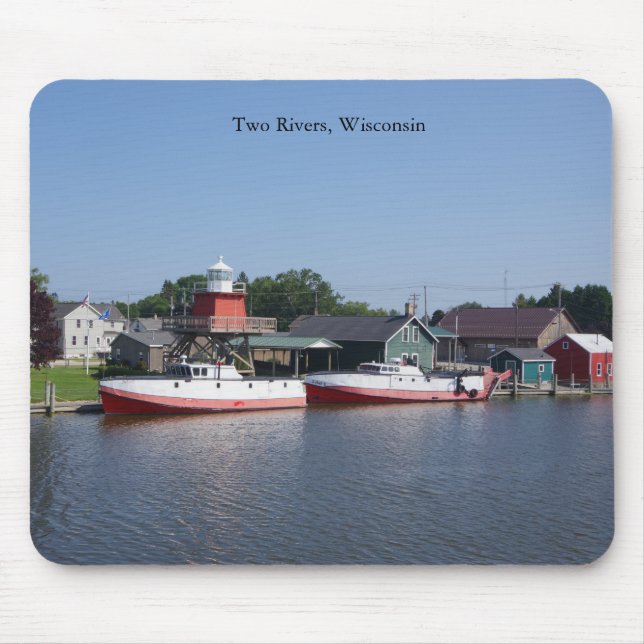 Tapis De Souris Deux rivières, Wisconsin mousepad (Devant)