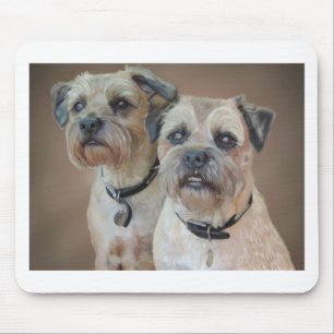 Tapis De Souris Deux terriers de frontière