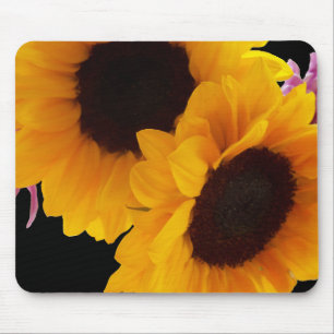 Tapis De Souris Deux tournesols jaunes