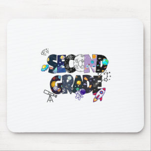 Tapis De Souris Deuxième Année Espace Extérieur Premier Jour De L'