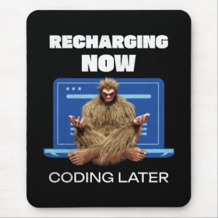 Tapis De Souris Développeur logiciel Coder de programmeur Bigfoot