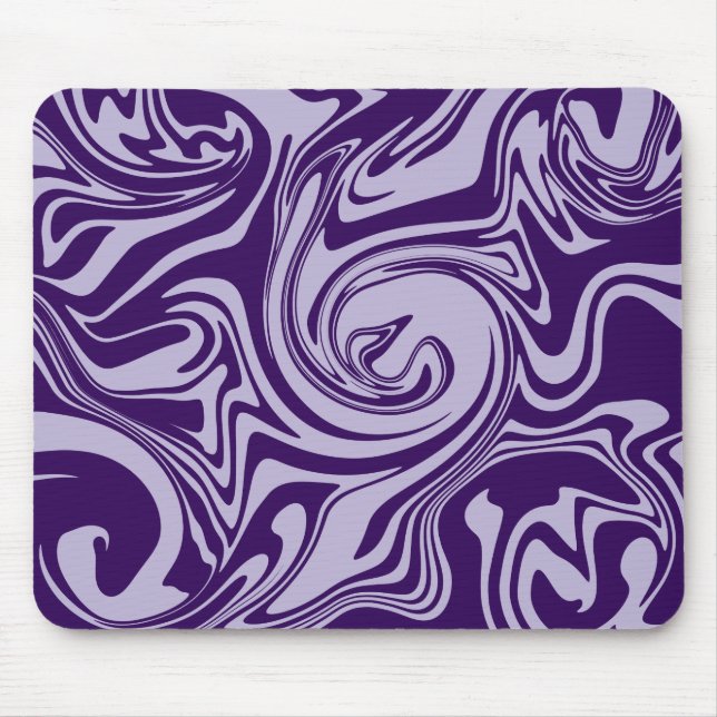 Tapis De Souris Déversement - Violet (Devant)