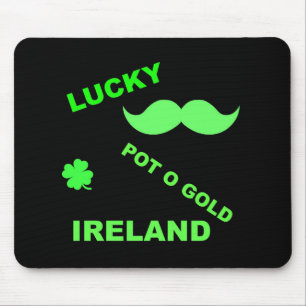 Tapis De Souris Devis irlandais Lucky Pot o Gold