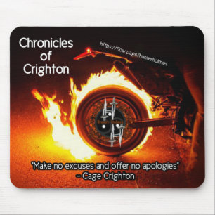 Tapis De Souris Devise de Cage - Hunter Holmes CoC   Mousepad