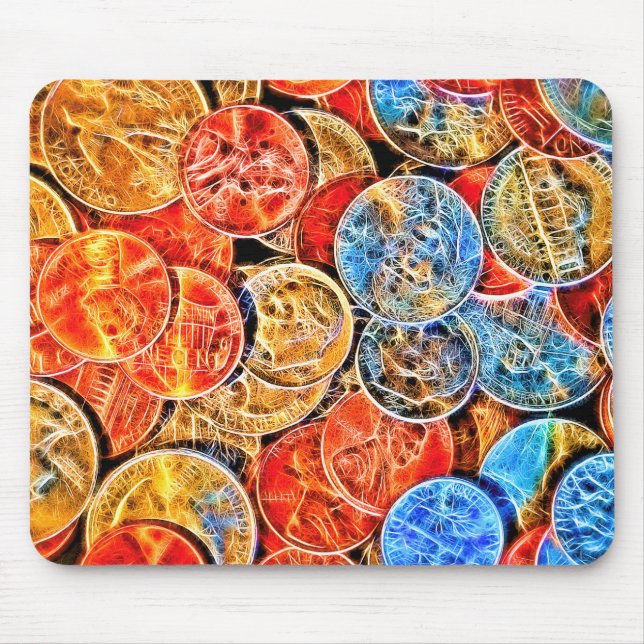 Tapis De Souris Devise facturée (Devant)