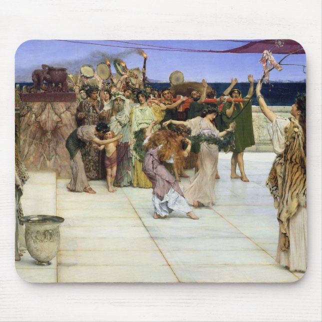 Tapis De Souris Dévouement d'Alma-Tadema |A au Bacchus (Devant)