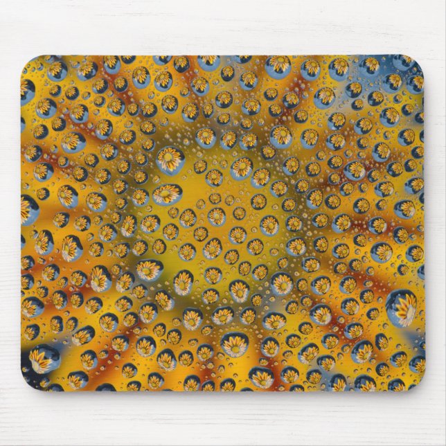 Tapis De Souris Dew Drop, reflet floral, Crescent City, (Devant)