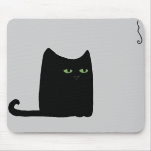 Tapis De Souris Dexter le gros chat noir Mousepad