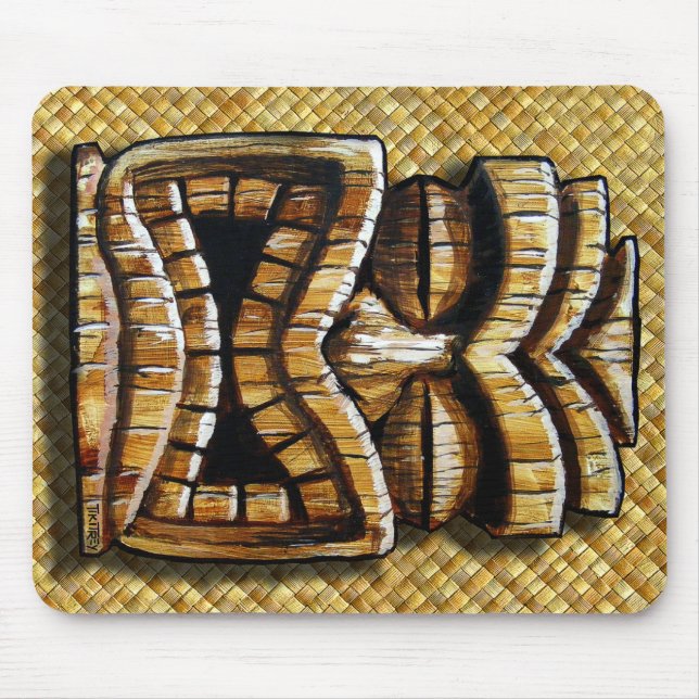 Tapis de souris d'homme de Tiki (Devant)